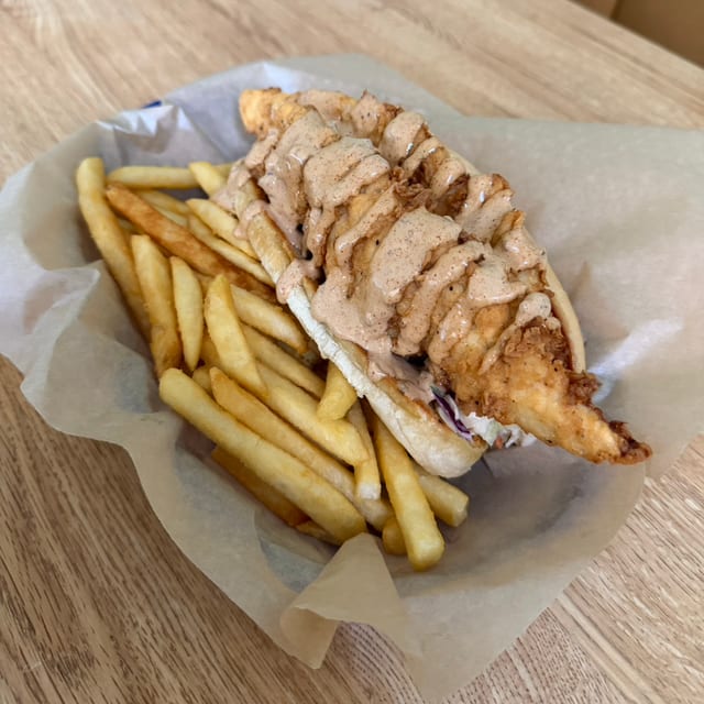 Fried Chicken Po-Boy.