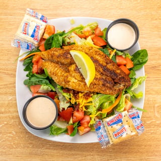 Blackened Catfish Filet Salad