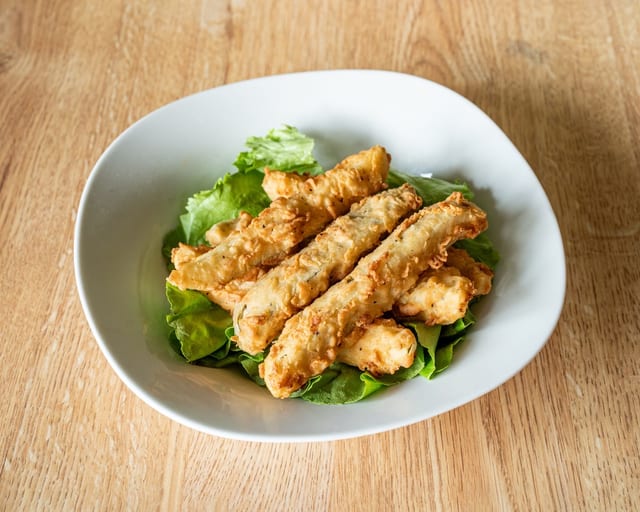 Country Fried Pickle Spears.