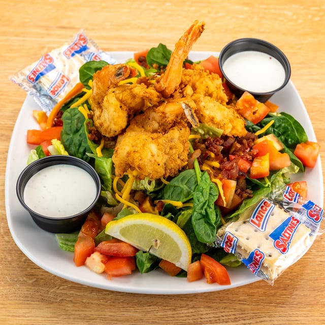 Fried or Grilled Shrimp Salad.
