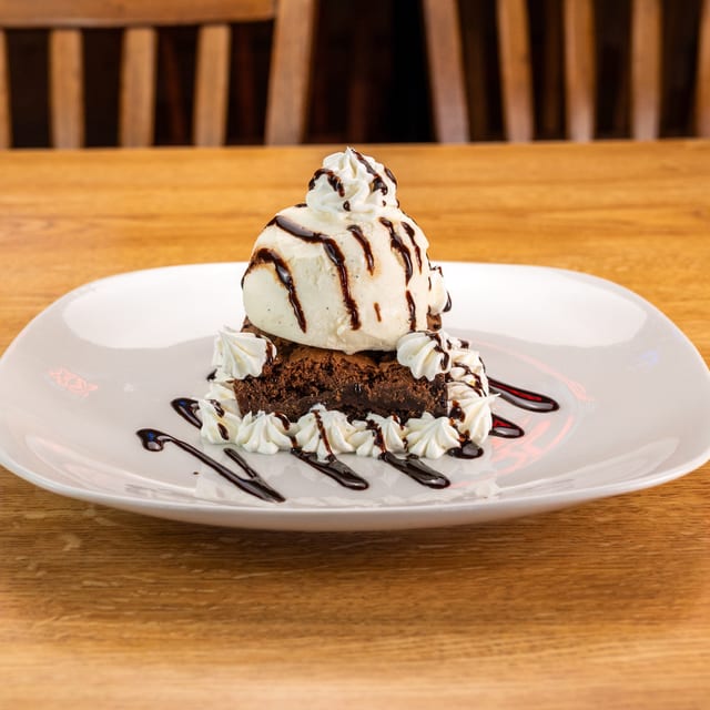 Chocolate Chip Brownie Sundae.